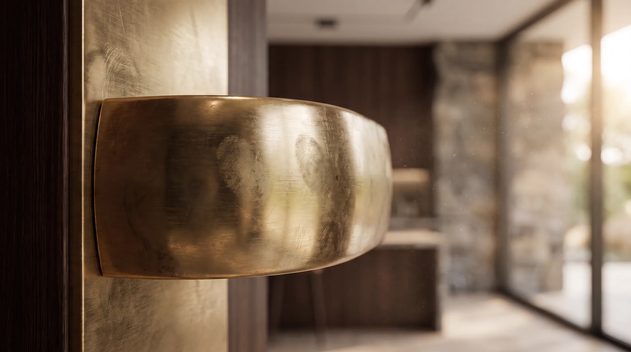 Brushed brass